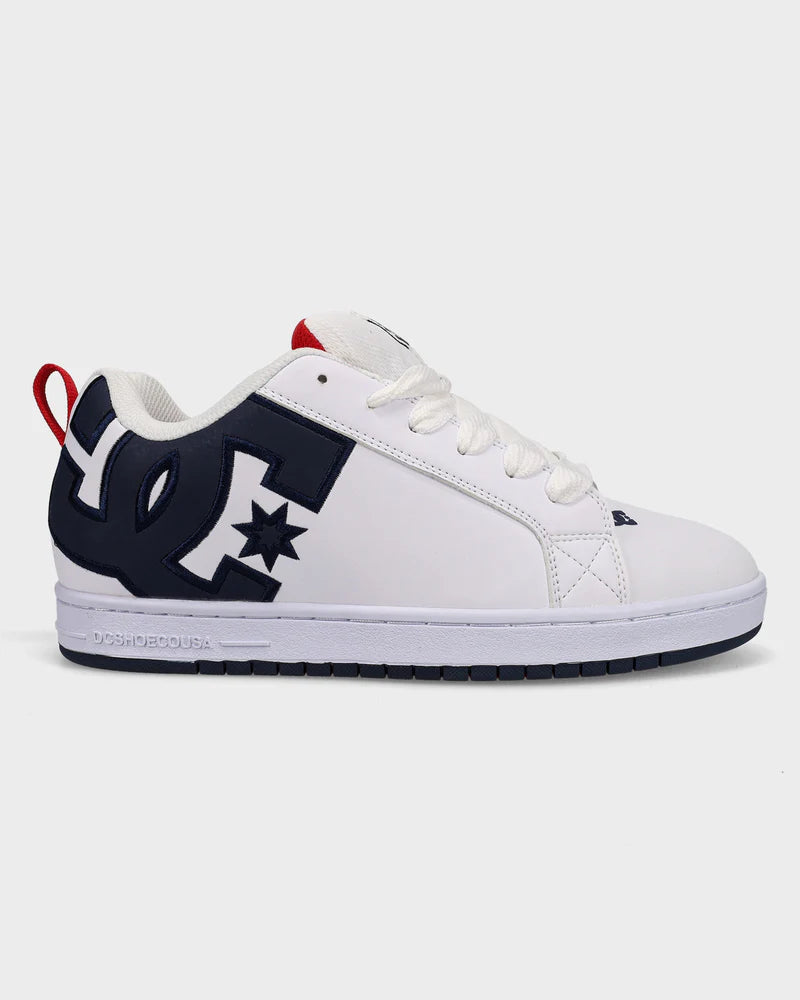 DC Court Graffik - White/Navy/Red