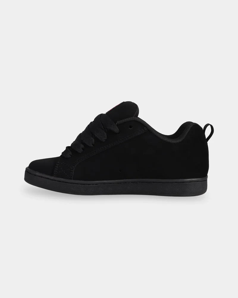 DC Womens Court Graffik - Black/Pink/Black