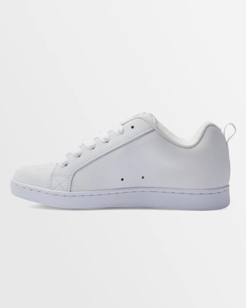 DC Womens Court Graffik - White/M Silver