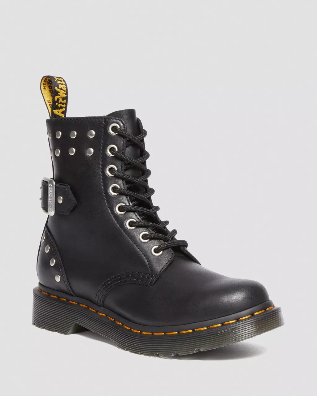 Dr Martens 1460 Pascal Hardware Nappa Leather Lace Up Boots