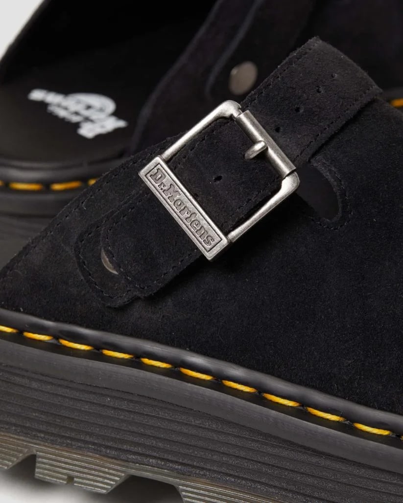 Dr. Martens Zebzag Mule - Black E.H Suede MB