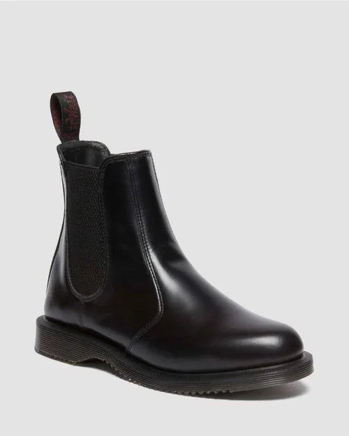 Dr. Martens Flora Chelsea Boot - Black Polished Smooth