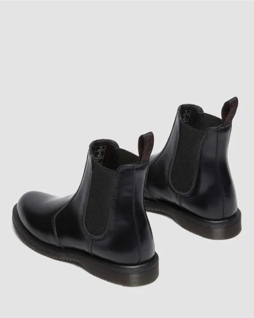 Dr. Martens Flora Chelsea Boot - Black Polished Smooth