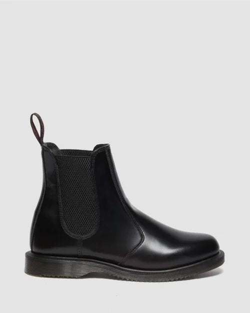 Dr. Martens Flora Chelsea Boot - Black Polished Smooth