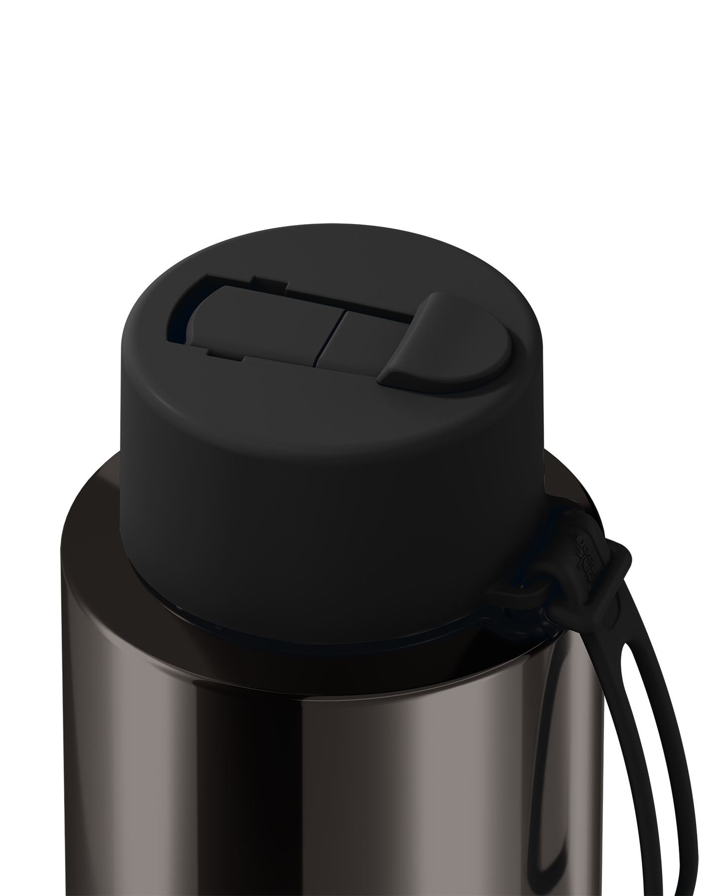 Frank Green Shadow Chrome Ceramic Reusable Bottle with Flip Straw Lid 1000ml (34oz)