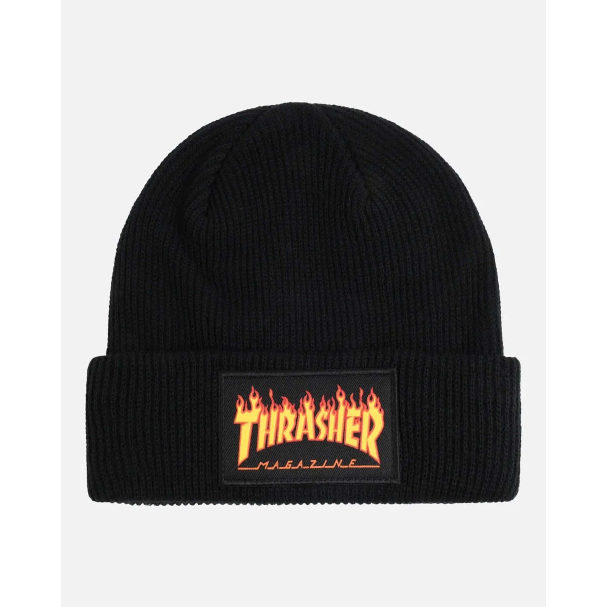 Thrasher Flame Patch Beanie