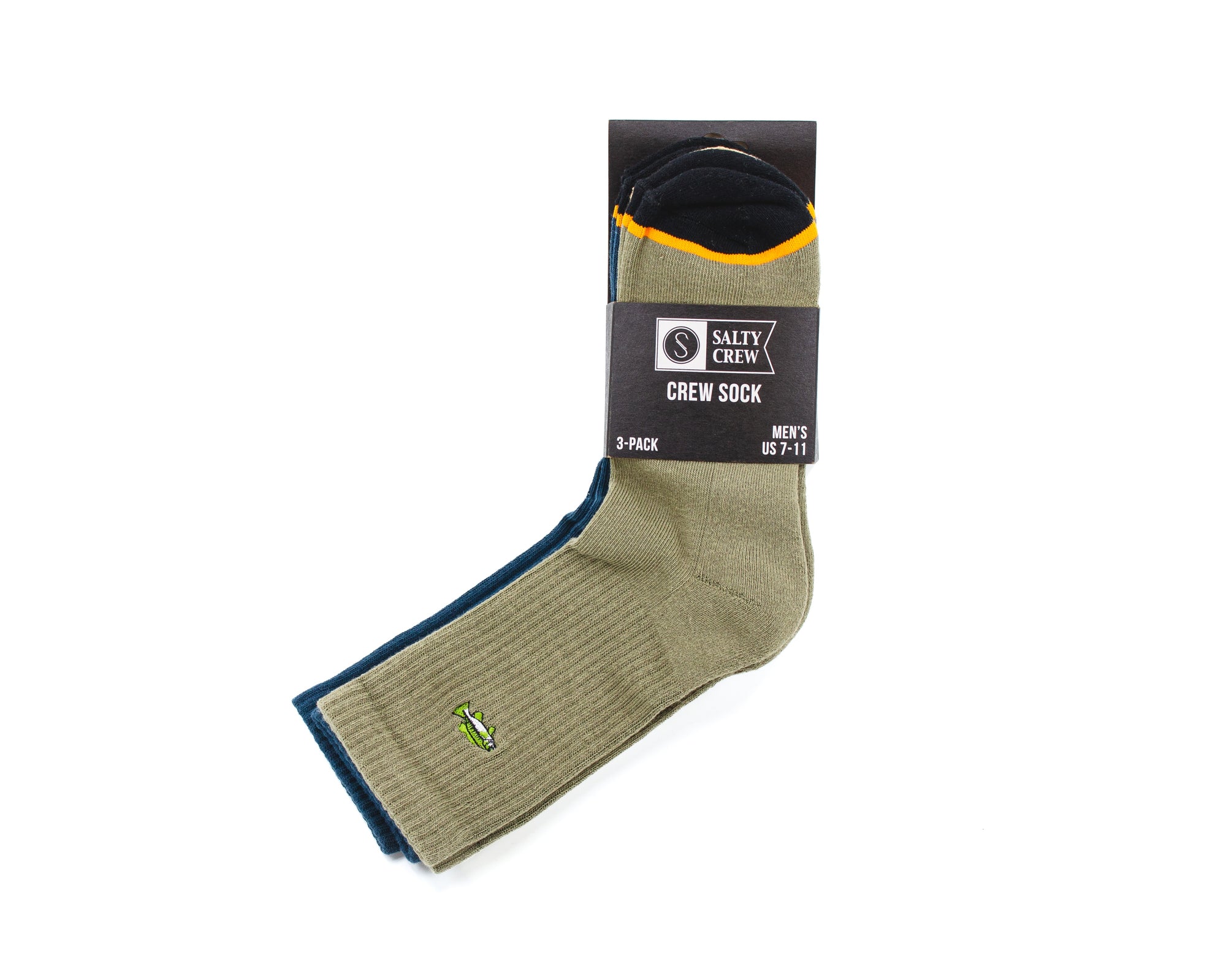 Salty Crew Fish Sticks Socks 3 Pack
