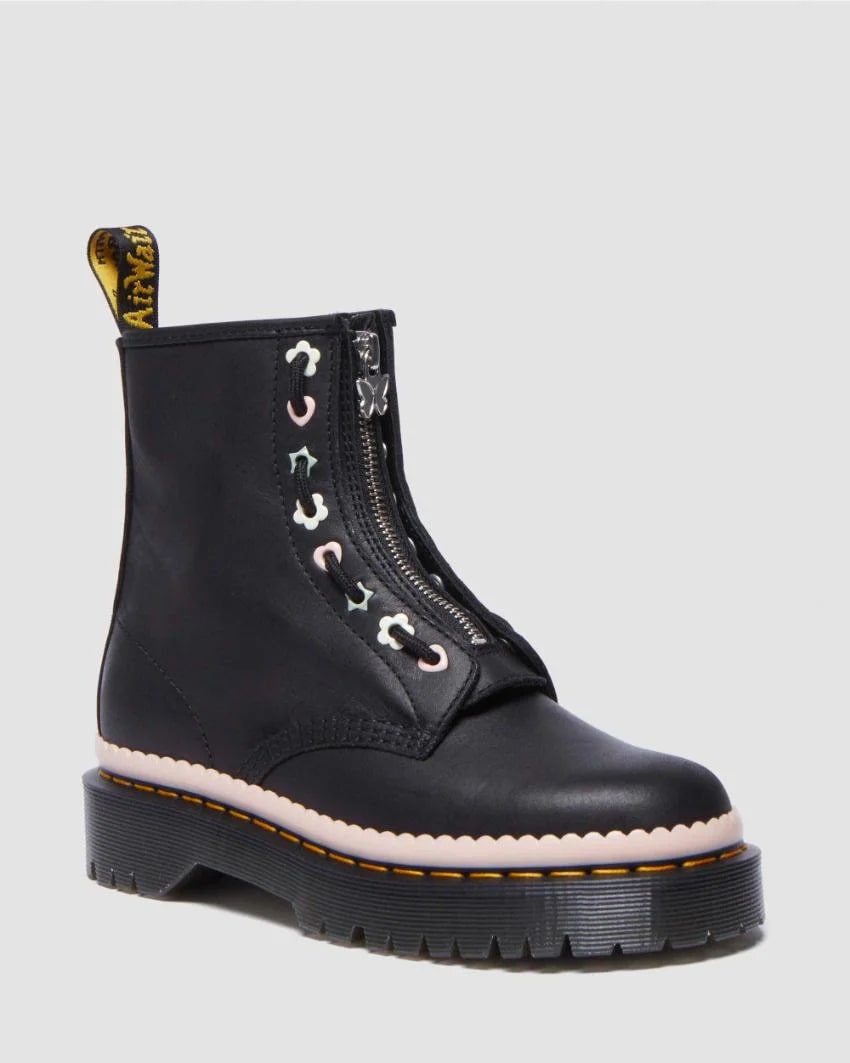Dr. Martens 1460 Pascal Zip Luxe Nappa - Black Sendal