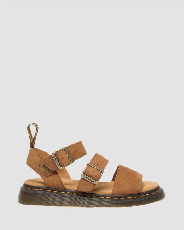Dr. Martens Gryphon Sandal - Desert Brown Tumbled Nubuck
