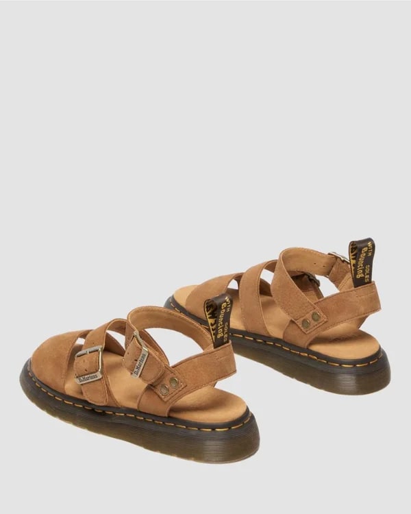 Dr. Martens Gryphon Sandal - Desert Brown Tumbled Nubuck