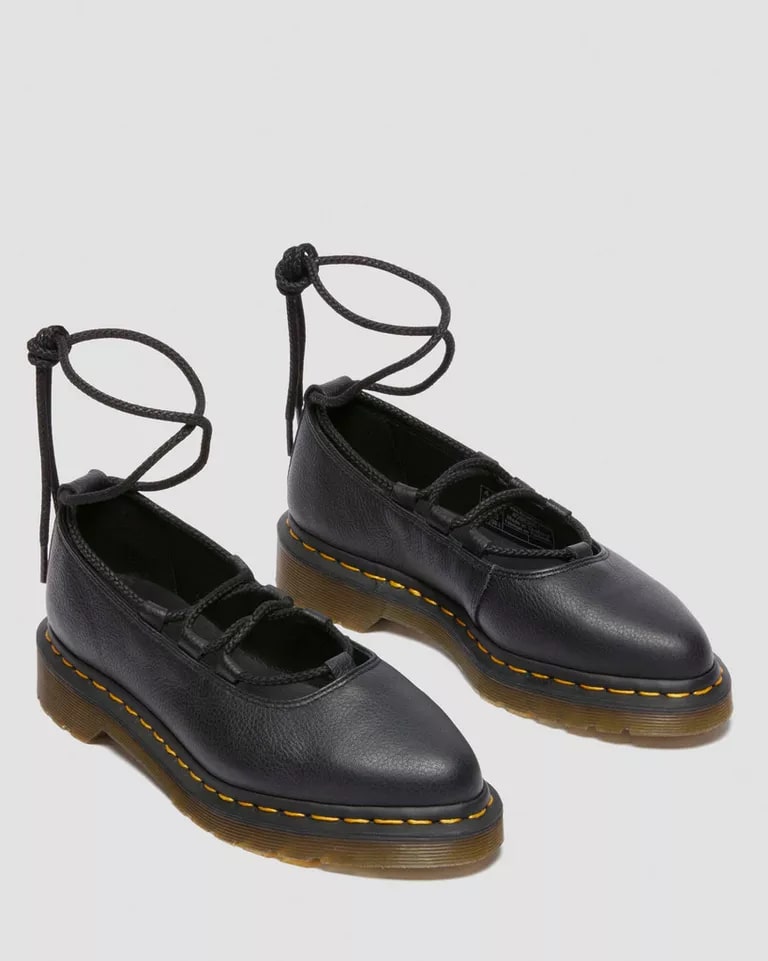 Dr. Martens Elphie II Lace Up Shoe - Black Virginia