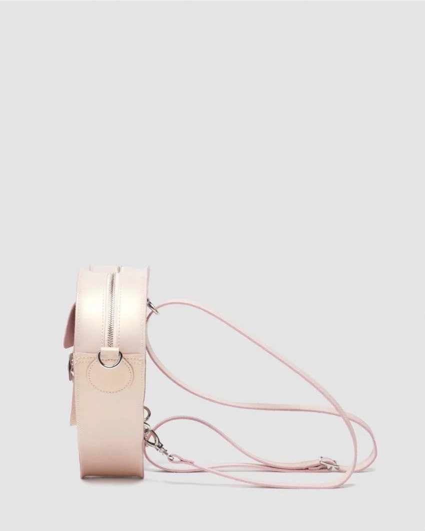 Dr. Martens Heart Backpack - Powder Pink / Gold Shift Leather