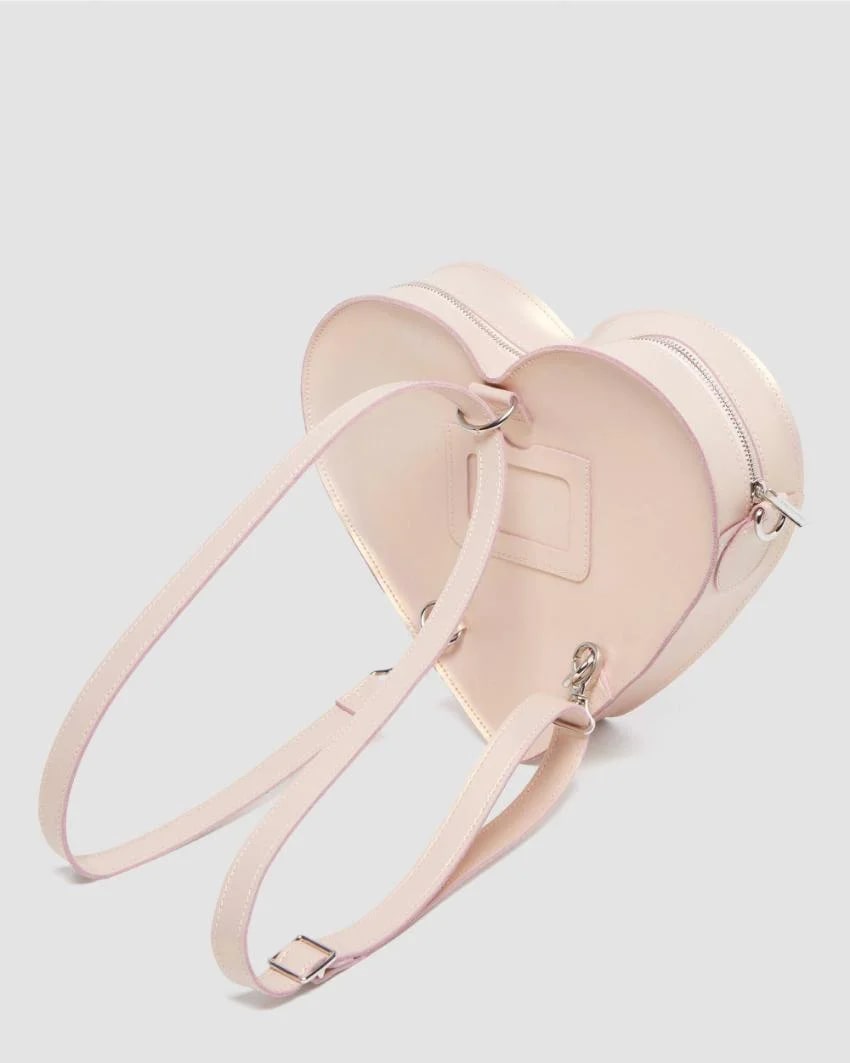 Dr. Martens Heart Backpack - Powder Pink / Gold Shift Leather
