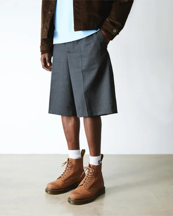 Dr. Martens 1460 8 Eye Boot - Desert Brown Tumbled Nubuck