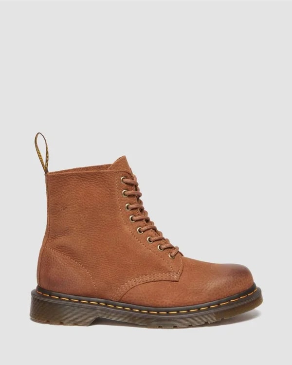 Dr. Martens 1460 8 Eye Boot - Desert Brown Tumbled Nubuck