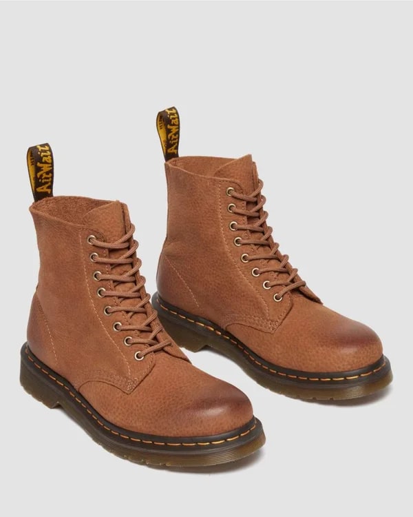 Dr. Martens 1460 8 Eye Boot - Desert Brown Tumbled Nubuck