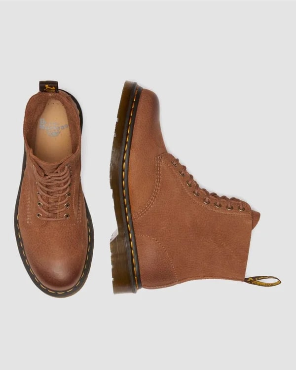 Dr. Martens 1460 8 Eye Boot - Desert Brown Tumbled Nubuck