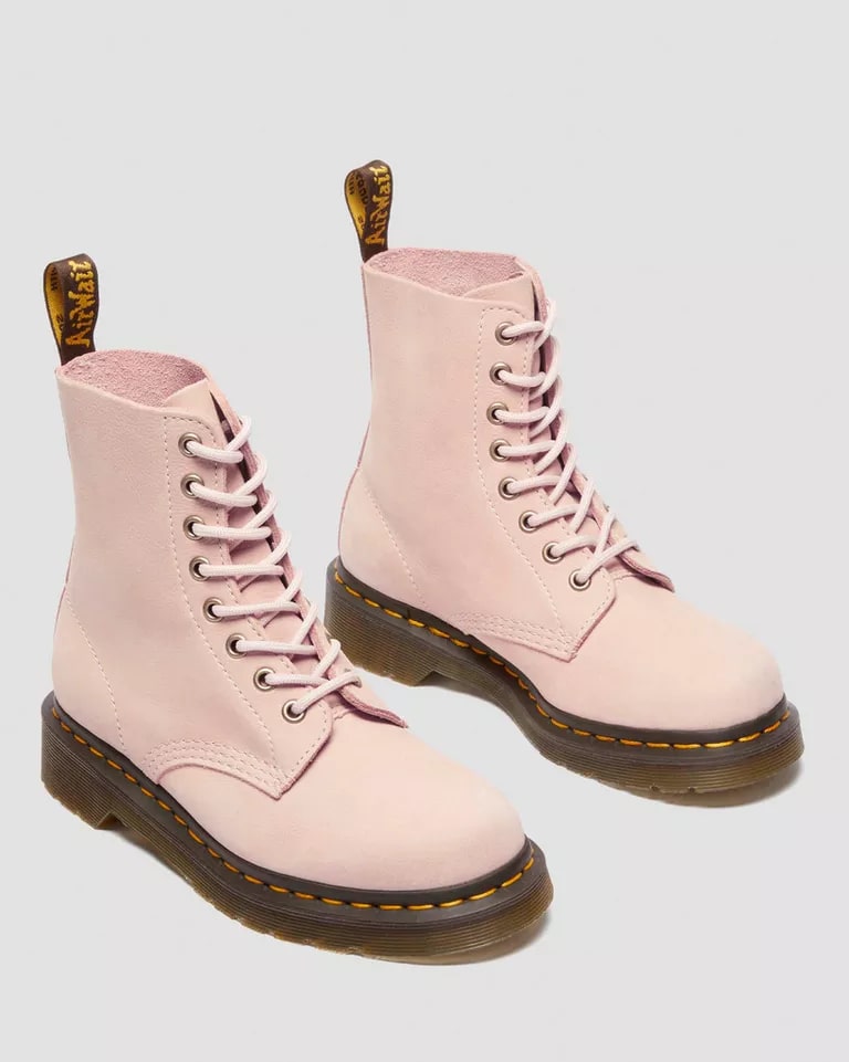Dr. Martens 1460 8 Eye Boot - Powder Pink Milled Nubuck