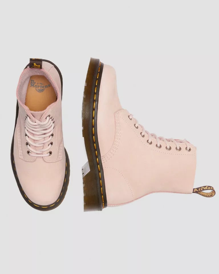 Dr. Martens 1460 8 Eye Boot - Powder Pink Milled Nubuck