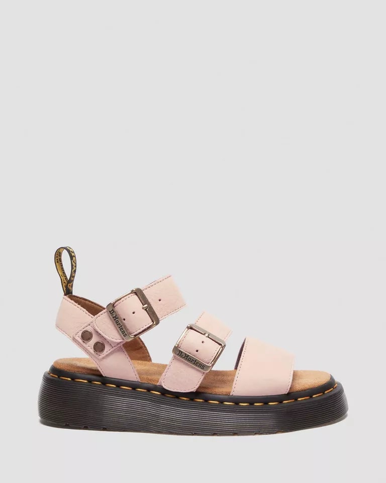 Dr. Martens Gryphon Quad Sandal - Powder Pink Milled Nubuck