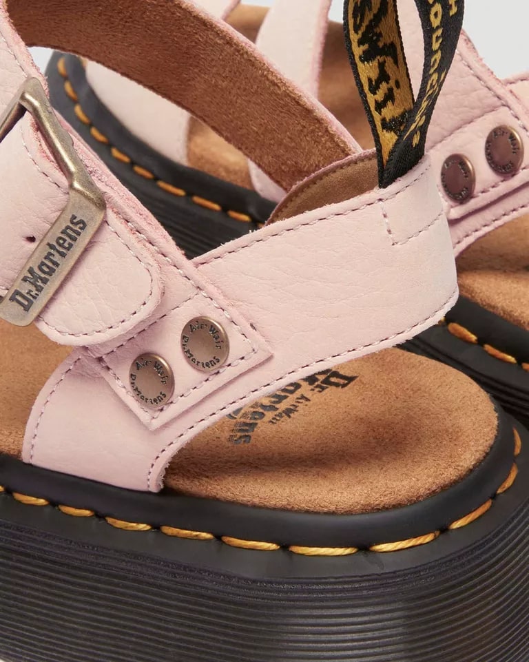 Dr. Martens Gryphon Quad Sandal - Powder Pink Milled Nubuck