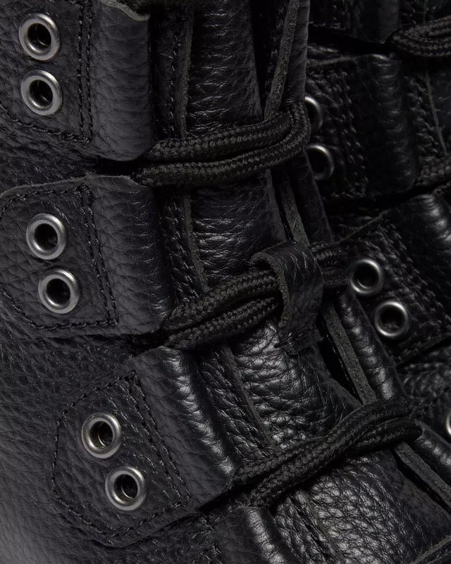 Dr. Martens 1460 Bex LTT 4 Tie Boot - Black Milled Nappa