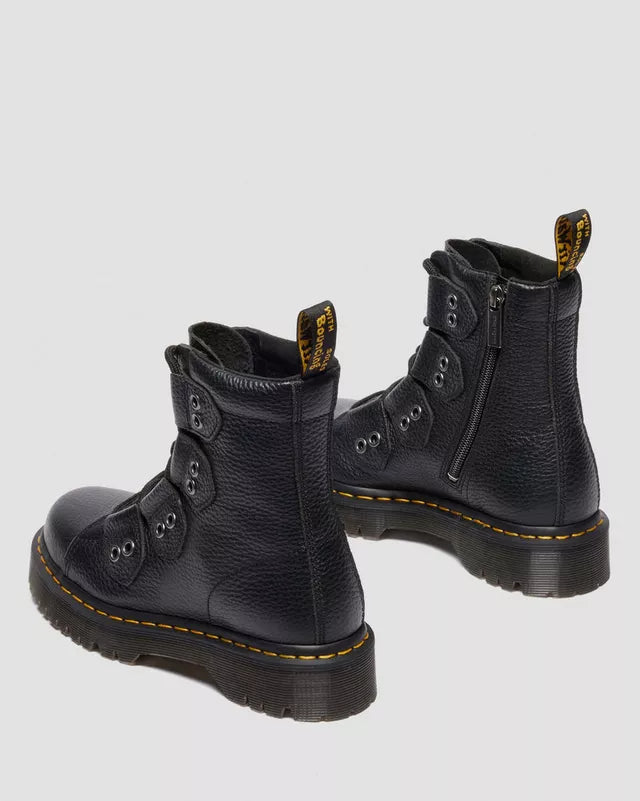 Dr. Martens 1460 Bex LTT 4 Tie Boot - Black Milled Nappa