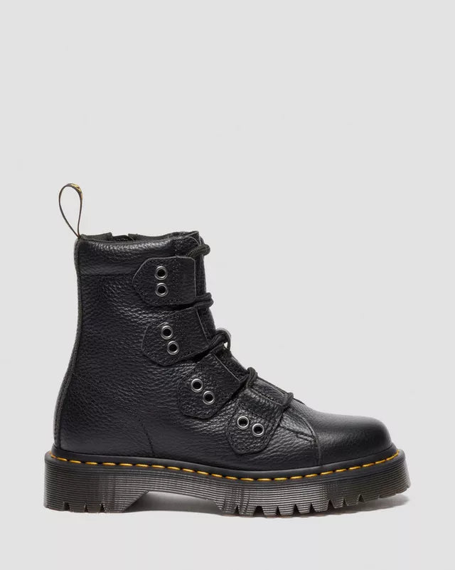 Dr. Martens 1460 Bex LTT 4 Tie Boot - Black Milled Nappa