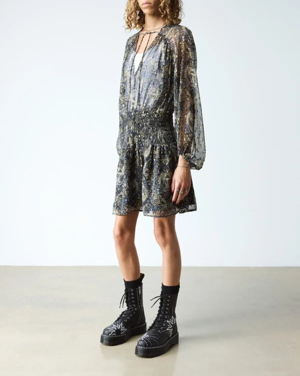 Dr. Martens Jadon Hi SF 10 Eye Boot - Black Genix Nappa