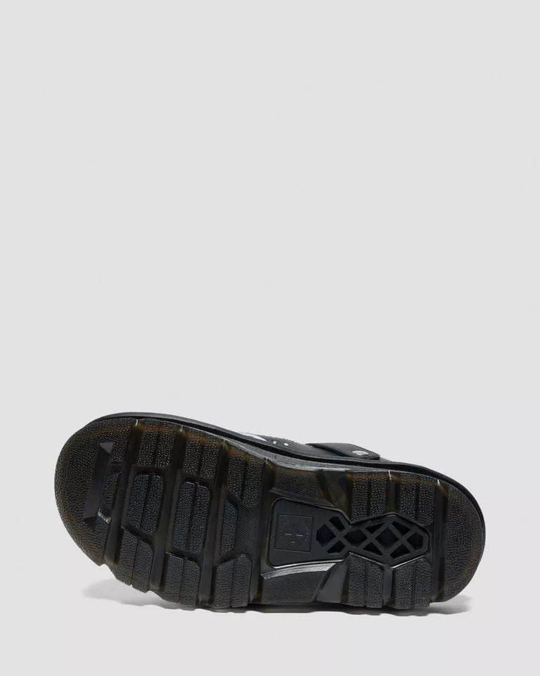 Dr. Martens Zebzag Mule Solar Flare - Black Genix Nappa