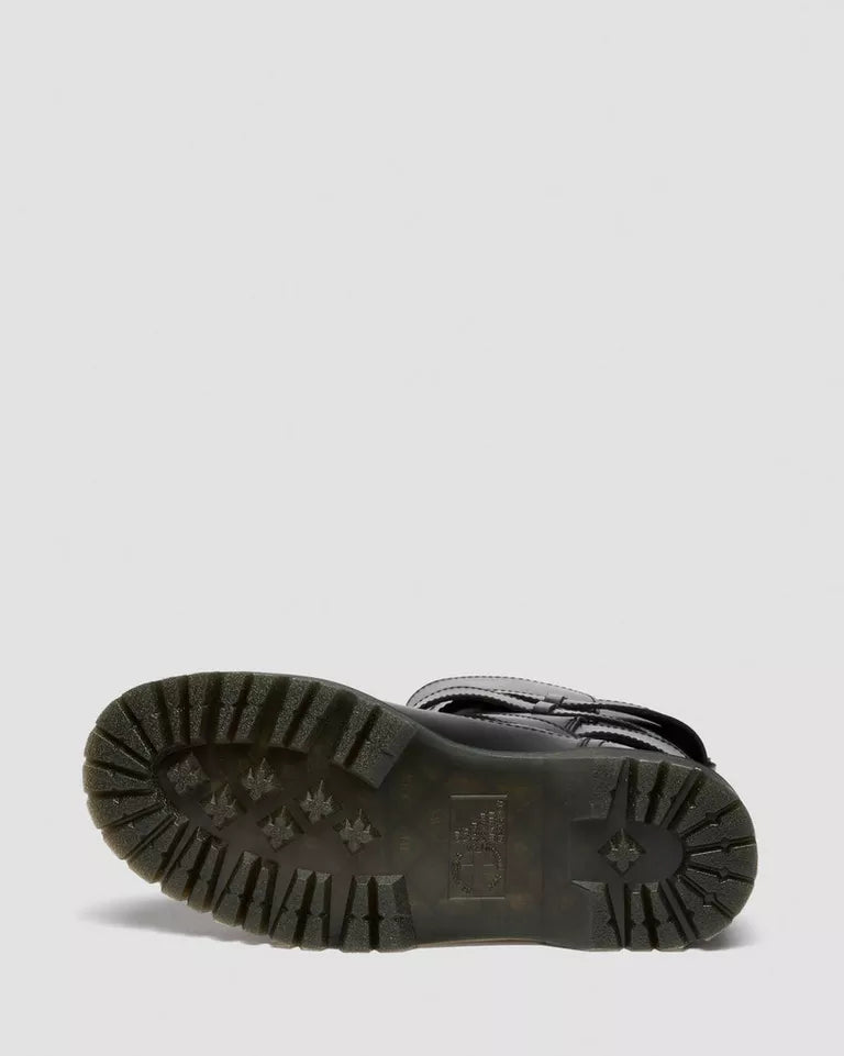 Dr. Martens Anistone Strap High Leather Boot - Black Orleans