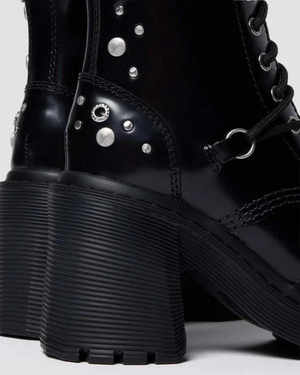 Dr. Martens Chesney HDW Studded 10 Eye Boot - Black Buttero