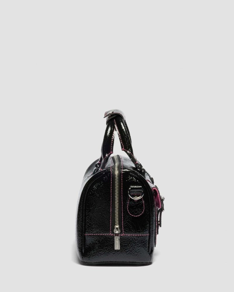 Dr. Martens Top Handle Bag - Black Distressed Patent