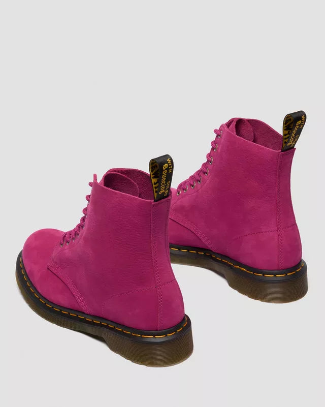 Dr. Martens 1460 8 Eye Boot - Fuschia Pink Milled Nubuck Rb
