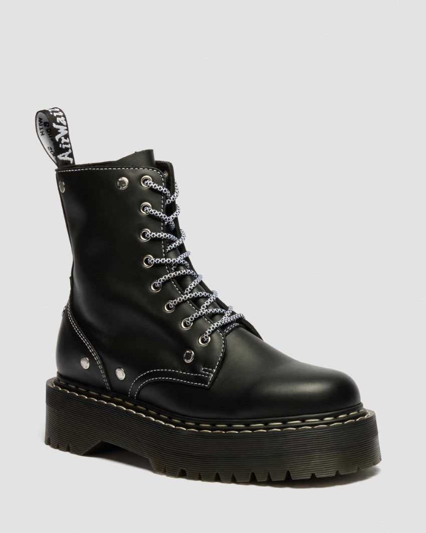 Dr. Martens Jadon WDS 8 Eye Boot - Black Sendal