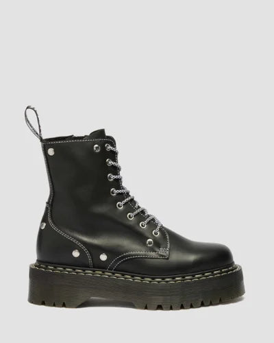 Dr. Martens Jadon WDS 8 Eye Boot - Black Sendal