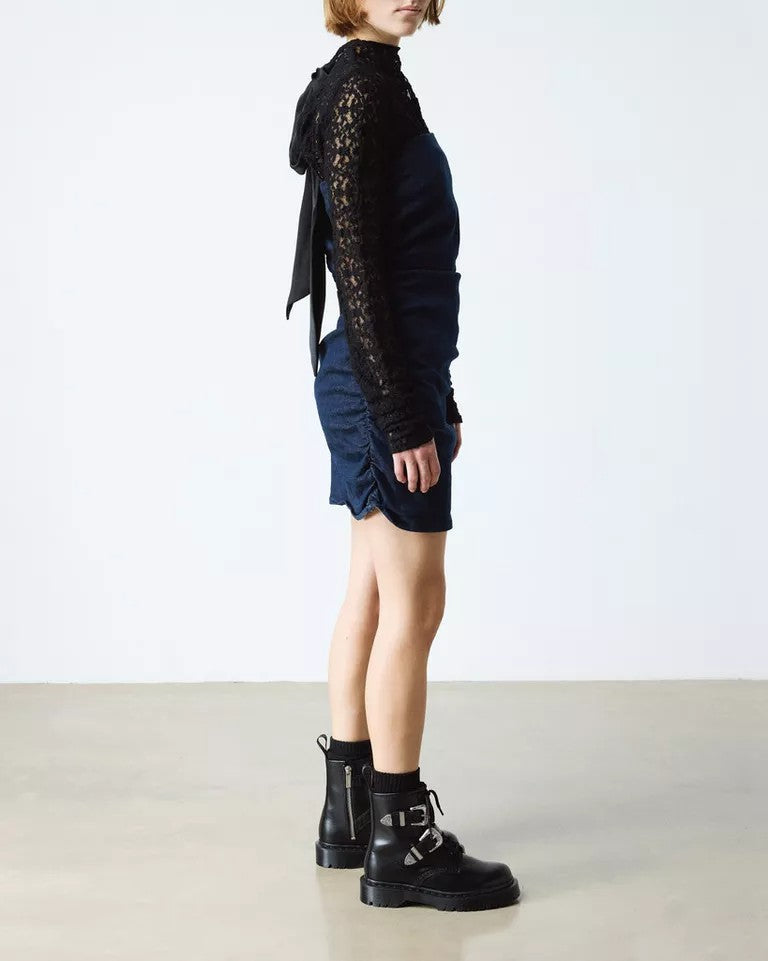 Dr. Martens 1460 Bex Buckle Low Boot - Black Atlas