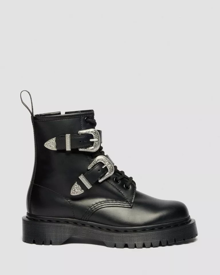 Dr. Martens 1460 Bex Buckle Low Boot - Black Atlas