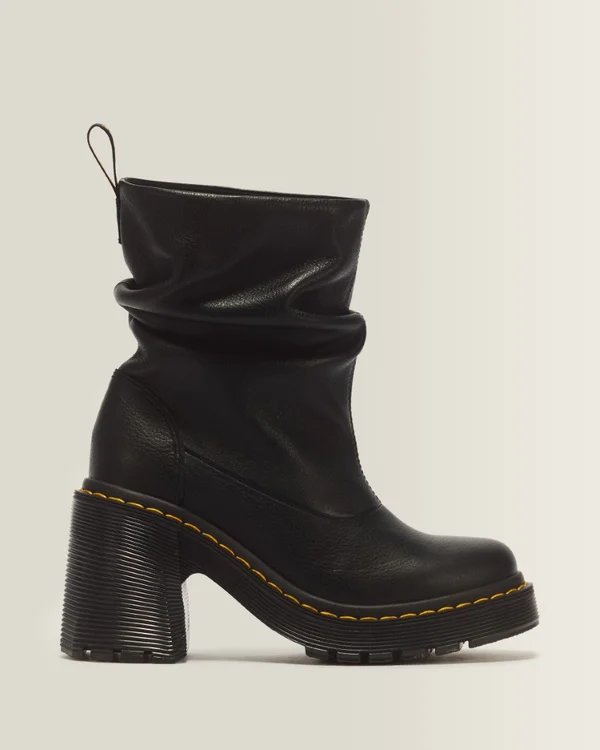 Dr. Martens Kasey Lo Pull On Boot - Black Virginia
