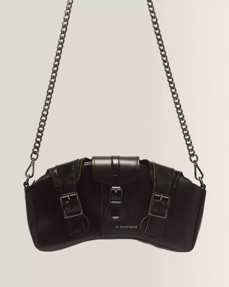 Dr. Martens Baguette Bag - Black Analine+Vintage Smooth