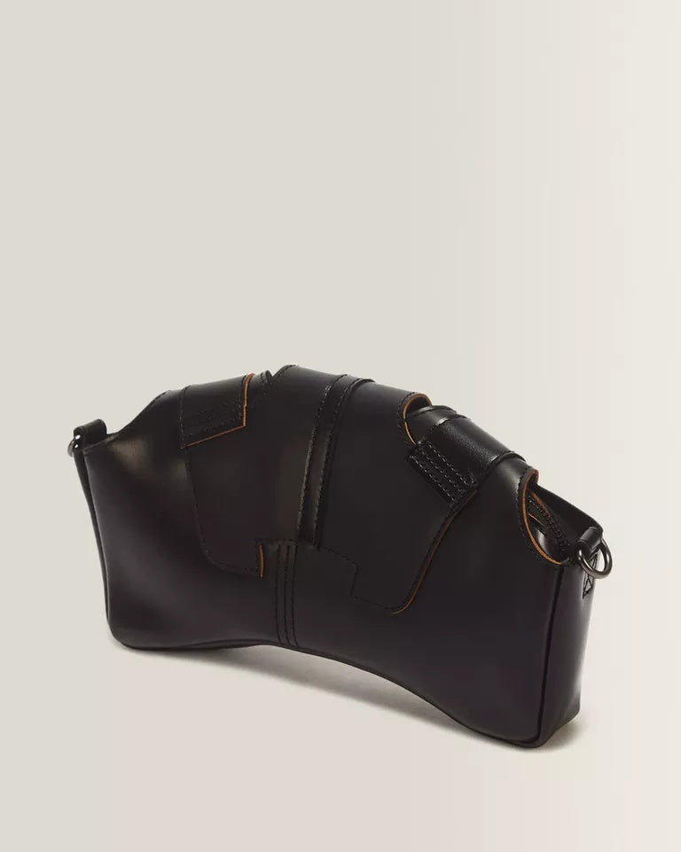 Dr. Martens Baguette Bag - Black Analine+Vintage Smooth