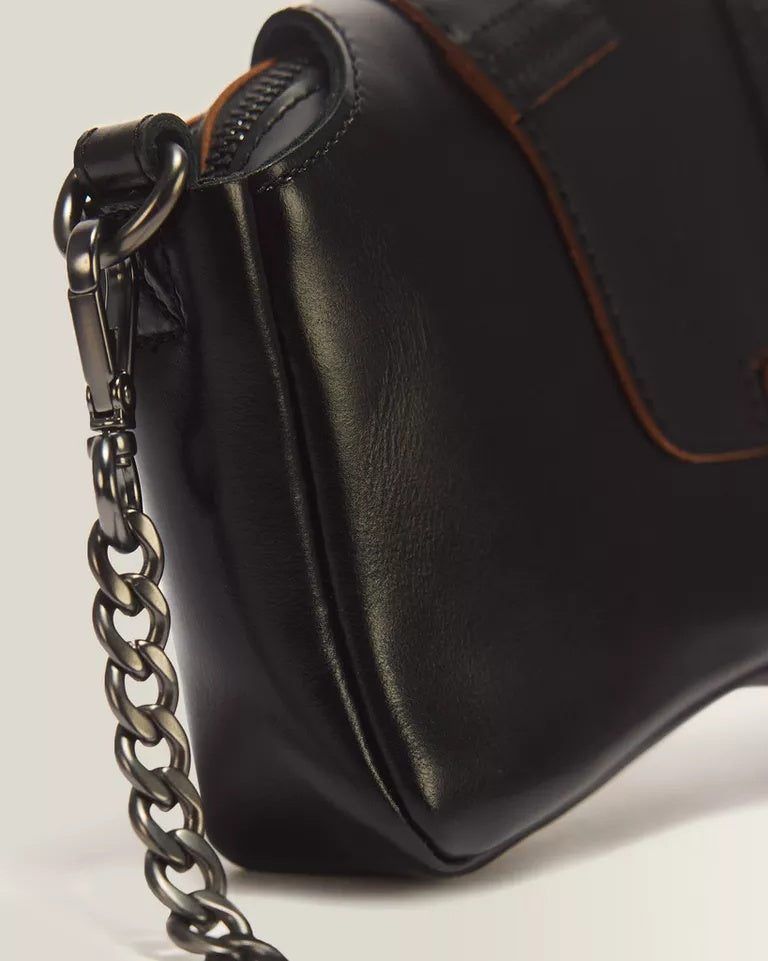Dr. Martens Baguette Bag - Black Analine+Vintage Smooth