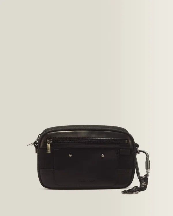 Dr. Martens Utility Crossbody Bag - Black Waxed Canvas