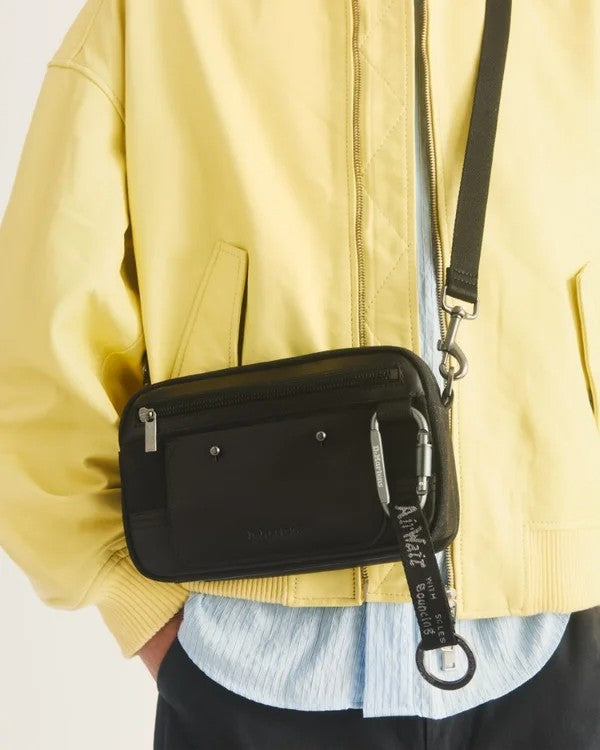 Dr. Martens Utility Crossbody Bag - Black Waxed Canvas