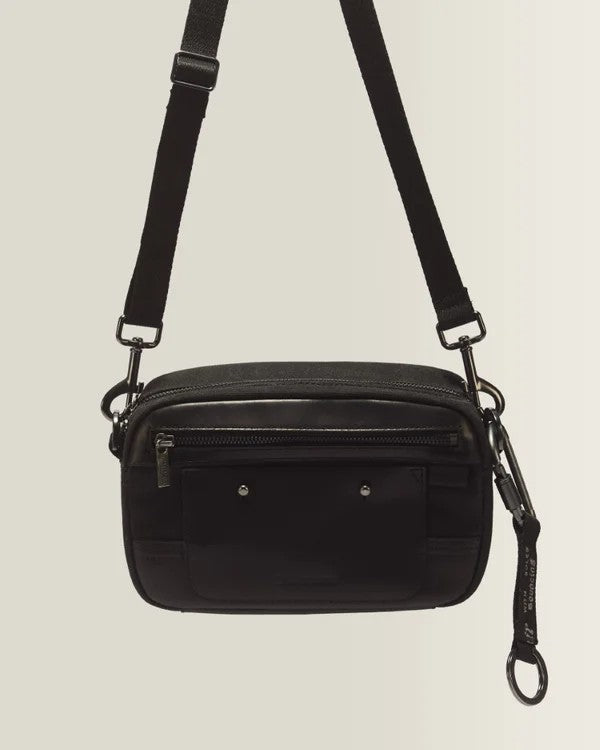 Dr. Martens Utility Crossbody Bag - Black Waxed Canvas
