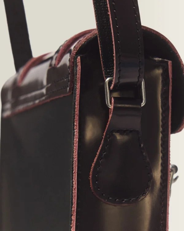 Dr. Martens 7" WMG Satchel - DMs Purple+Black Arcadia+Kiev