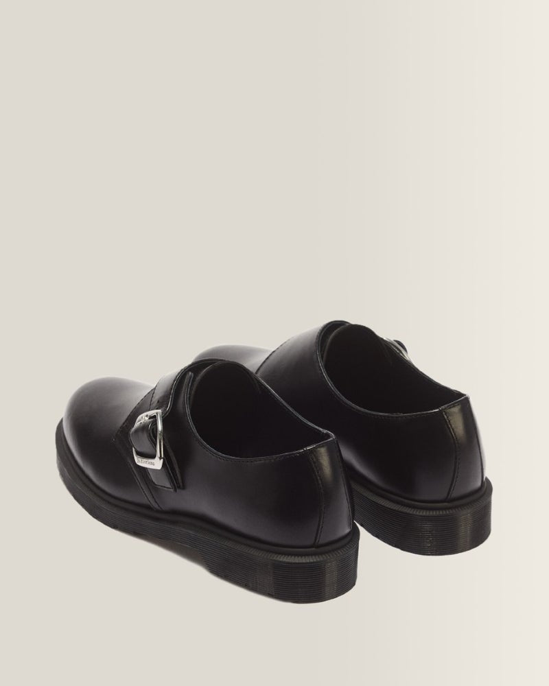 Dr. Martens 1461 Buckle Monk Shoe - Black Analine