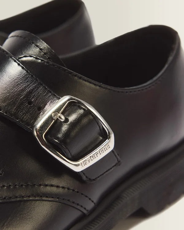 Dr. Martens 1461 Buckle Monk Shoe - Black Analine