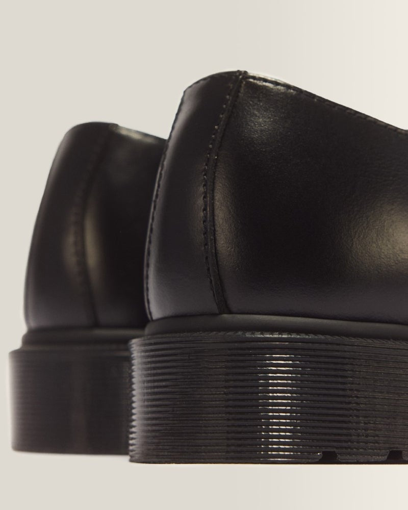Dr. Martens 1461 Buckle Monk Shoe - Black Analine