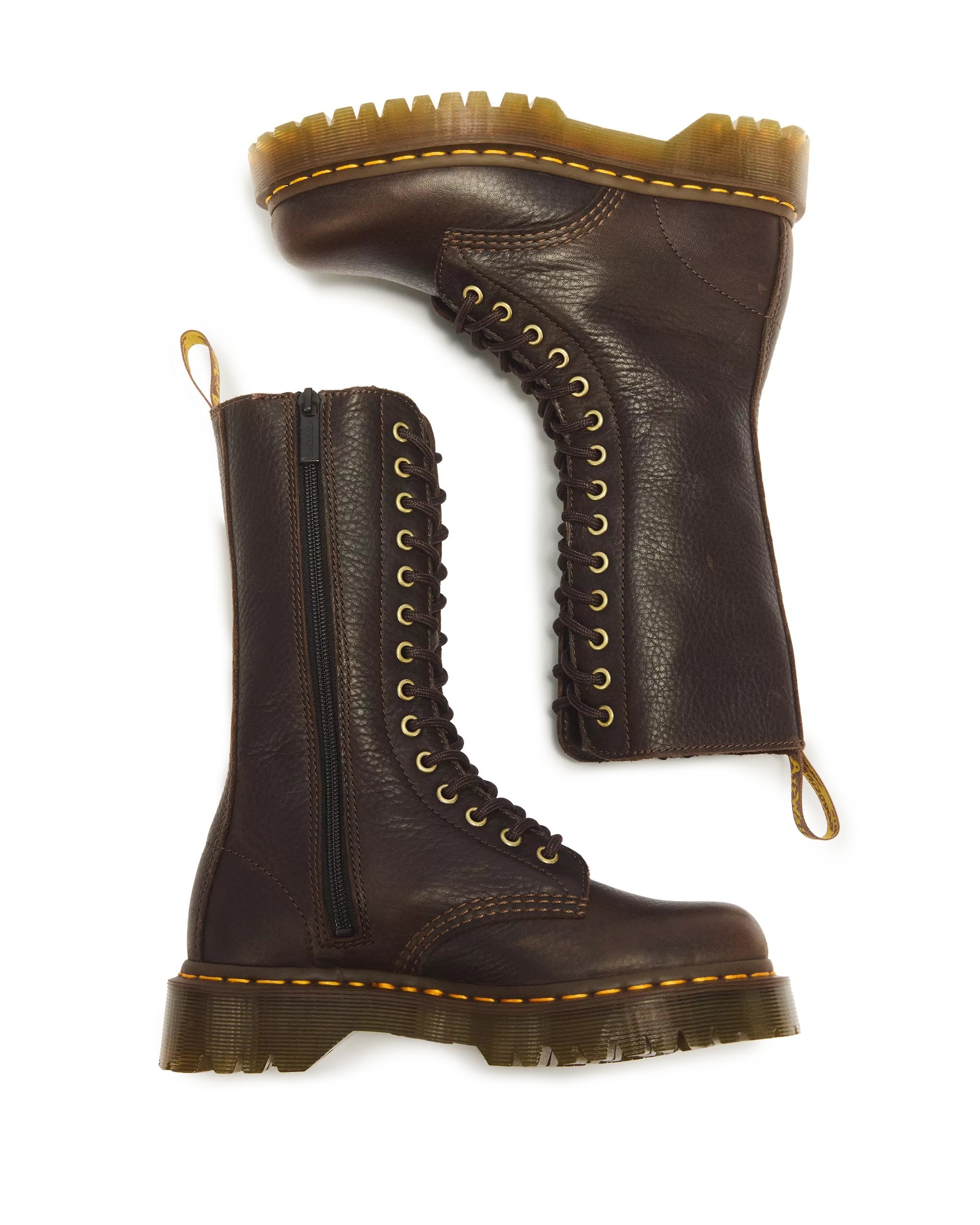 Dr. Martens 1B99 Bex 14 Eye Boot - Dark Brown Ambassador